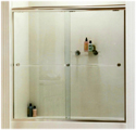 1040 Heavy Glass Sliding Tub Enclosure