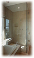 Heavy Glass Shower Enclosure